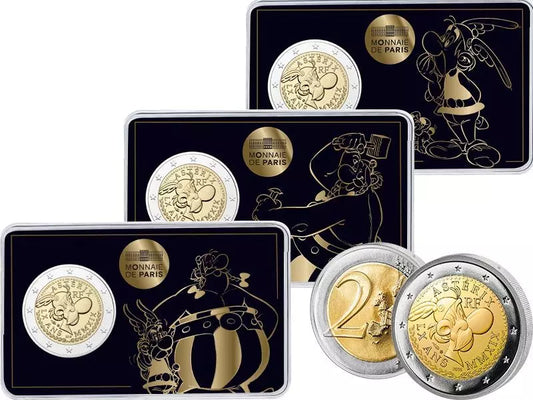 3 x 2 euros France 60 ans d'Astérix 2019