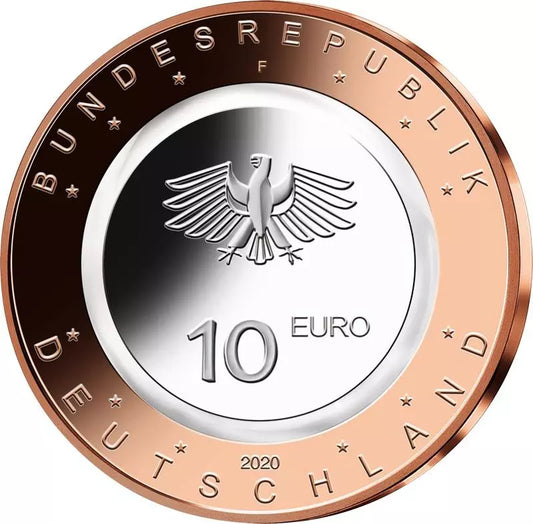 10 euros République fédérale d'Allemagne Sur terre 2020 Preuve