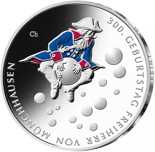 20 euros Allemagne 300e anniversaire du baron von Münchhausen 2020 PP