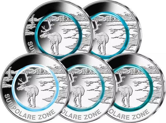 5x5 Euro BRD Zone subpolaire 2020 Non circulé (A - J)
