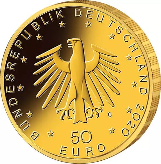 50 euros République fédérale d'Allemagne Instrument de musique Cor d'orchestre 2020 État neuf