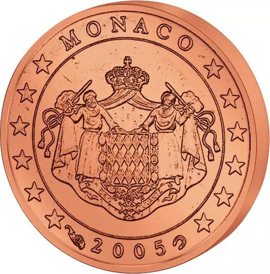 Coffret Euros Monaco 2001 - 2005