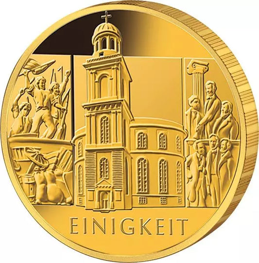 Pièce de 100 euros République fédérale d'Allemagne Unité 2020 État neuf