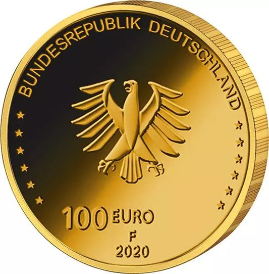 5 x 100 euros République fédérale d'Allemagne Unité 2020 État neuf (A-J)