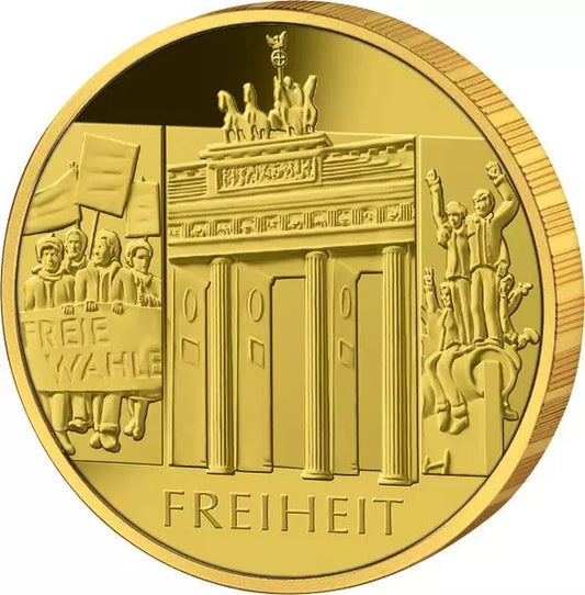 Pièce de 100 euros République fédérale d'Allemagne Liberté 2022 État neuf