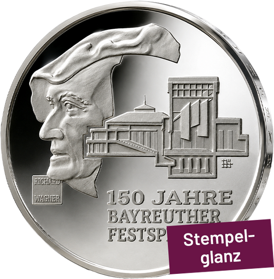 Service des nouveaux produits : Pièces commémoratives en argent de la République fédérale d’Allemagne en état neuf.