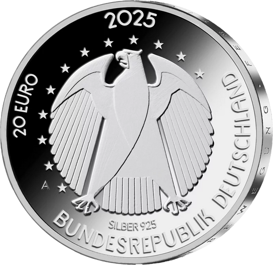 Service Nouveaux Produits : Pièces commémoratives en argent de la République fédérale d’Allemagne, finition Belle Épreuve