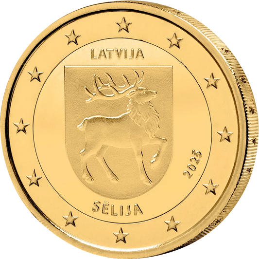 Collection : Pièces commémoratives de 2 euros en éditions premium entièrement plaquées or